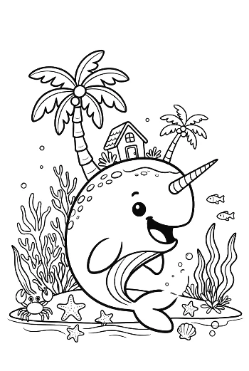 Download Narwhal Printable