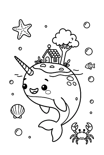 Narwhal Printable