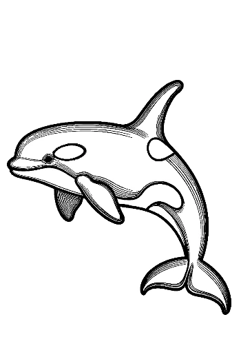 Playful Orca Leaping Gracefully