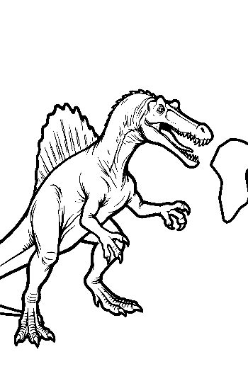 Spinosaurus Savagely Attacks T-Rex