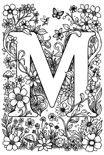 Download Letter A-Z Coloring Page Printable