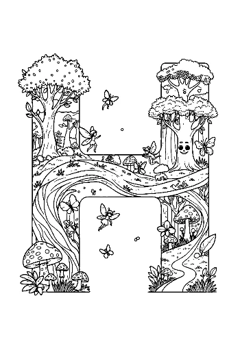 Letter A-Z for Kids Printable