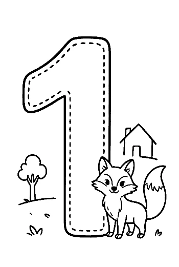 Easy Numbers 1-10 for Kids Printable
