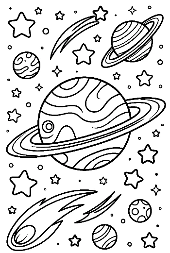 Easy Planets Printable