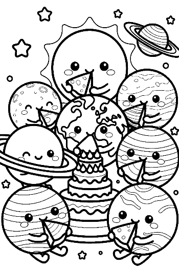 Planets for Kids Printable