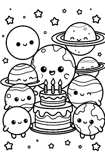 Planets for Kids Printable