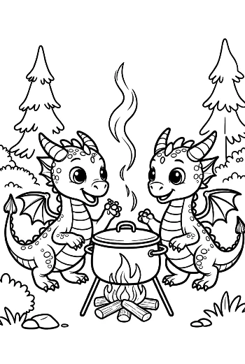 Baby Dragon Printable