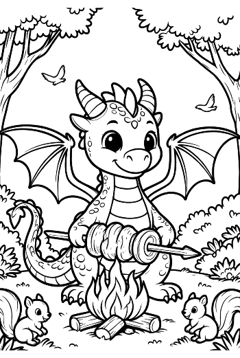 Free Fire Dragon Printable