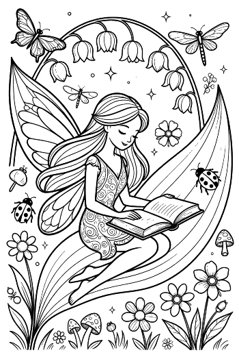 Free Garden Fairy for Kids Printable