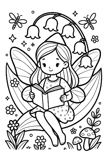 Garden Fairy for Kids Printable