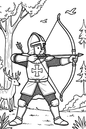 Medieval Knight Printable