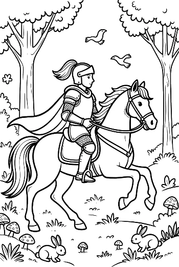 Medieval Knight Printable