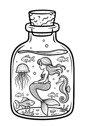 Mermaid Princess Printable