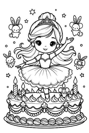 Download Ballerina Princess for Kids Printable