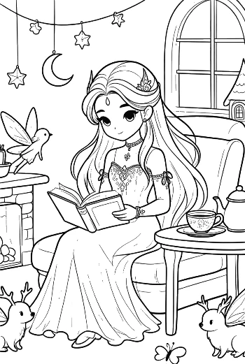 Easy Ice Princess Printable