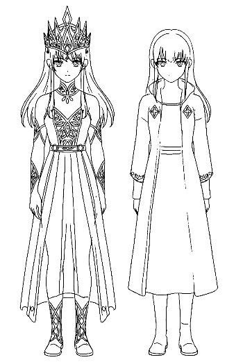 Ice Princess and Her Attendant