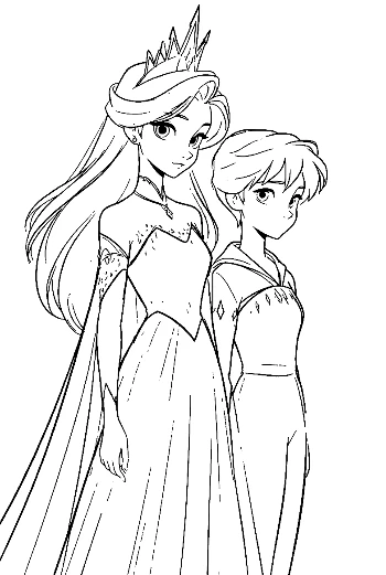 Ice Princess and Young Royal Side by Side
