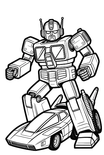 Retro Robot Printable