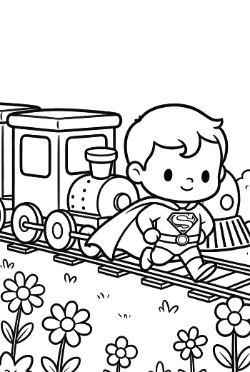 Caped Hero Printable