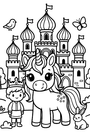Kawaii Unicorn Printable