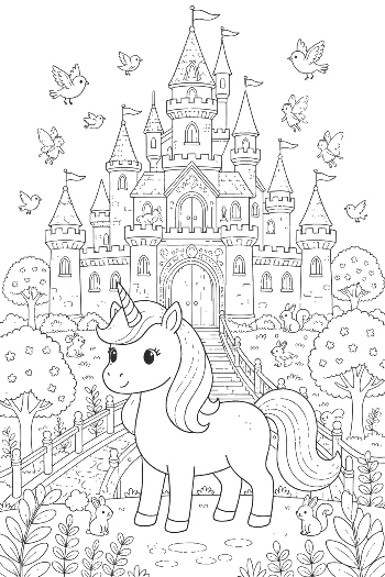 Rainbow Unicorn Printable