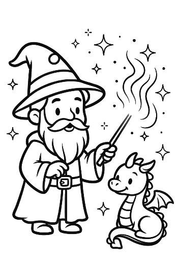 Magic Wizard Printable