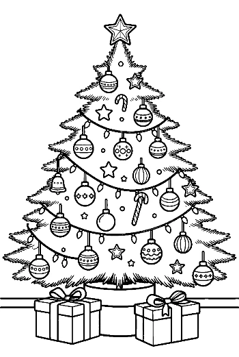 Cute Christmas Tree Printable