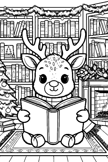 Easy Reindeer Printable