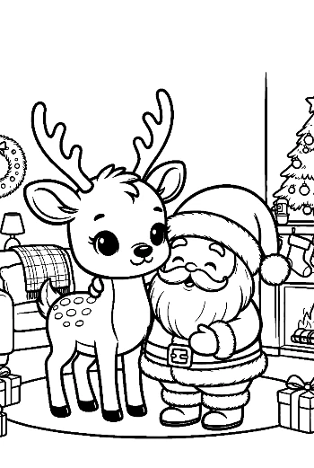Reindeer for Kids Printable
