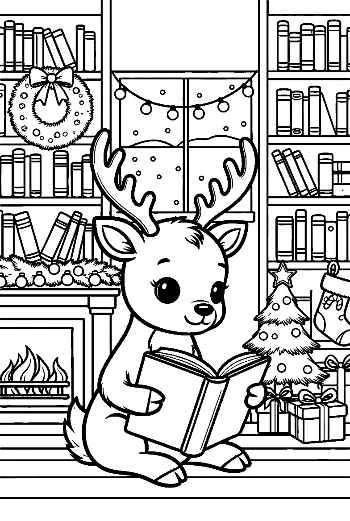 Reindeer for Kids Printable