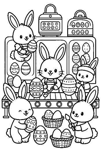 Cute Easter Bunny Printable