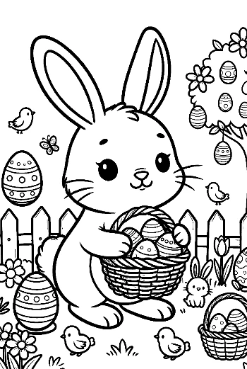 Cute Easter Bunny Printable