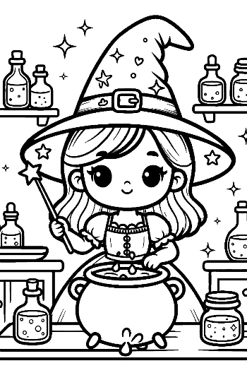 Cute Witch Printable