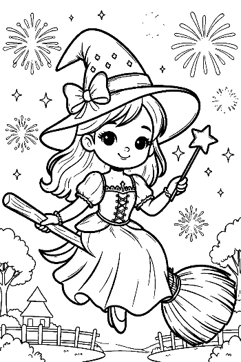 Easy Witch Printable