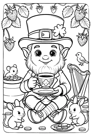 Cute Leprechaun Printable