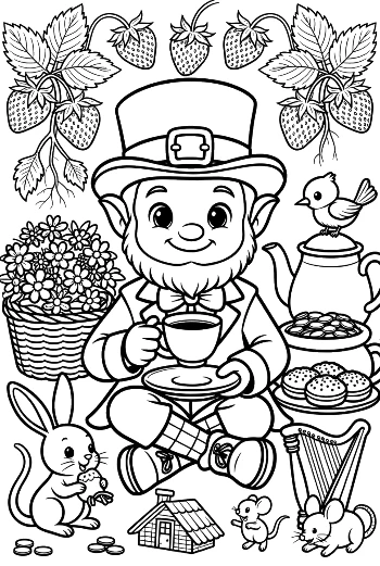 Leprechaun for Kids Printable