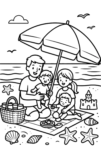 Beach Sun Printable