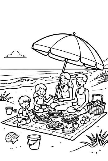Beach Sun Printable