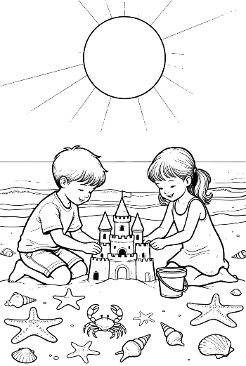Free Beach Sun Printable