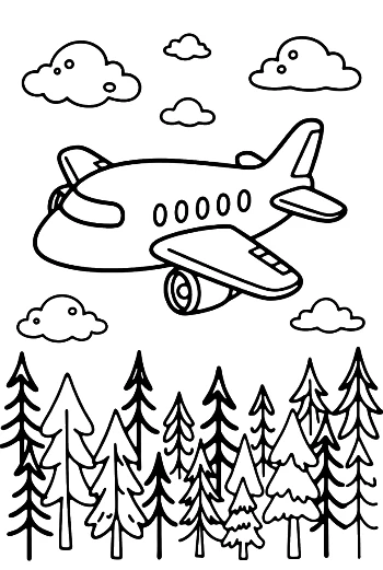 Passenger Plane Printable