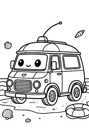 Free Rescue Van Printable