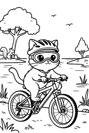 Easy Mountain Bike Printable