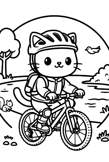 Free Mountain Bike for Kids Printable