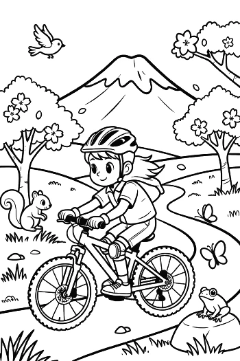 Free Mountain Bike Printable