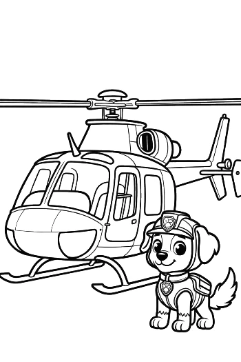 Cute Rescue Chopper Printable