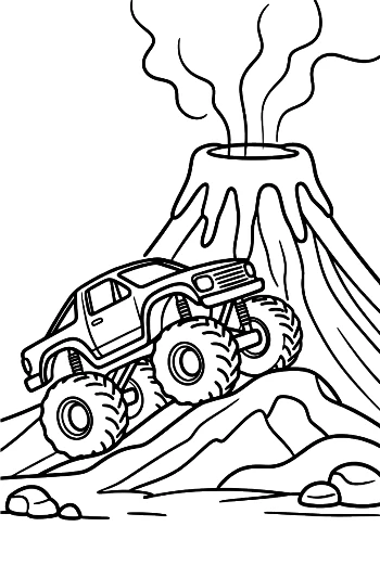 Download Big Wheels Coloring Sheet Printable