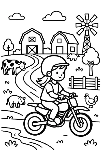 Dirt Bike Printable