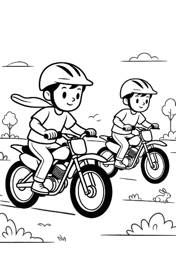 Dirt Bike Printable