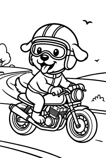Sport Bike Printable