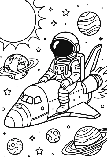 Download Space Shuttle Printable